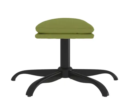 Kājsoliņš, 60X60X36 Cm, Gaiši Zaļš Samts Vidaxl