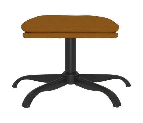 Kājsoliņš, 60X60X36 Cm, Brūns Samts Vidaxl