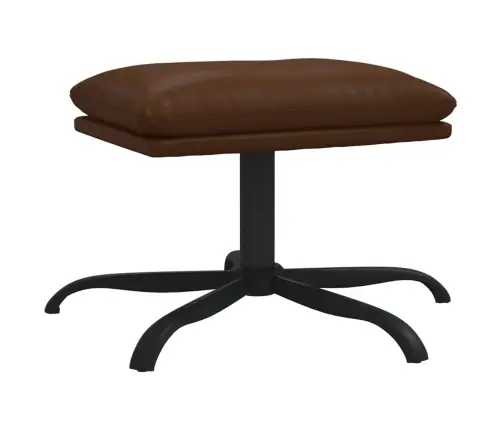 Kājsoliņš, 45X29,5X36 Cm, Spīdīgi Brūna Mākslīgā Āda Vidaxl