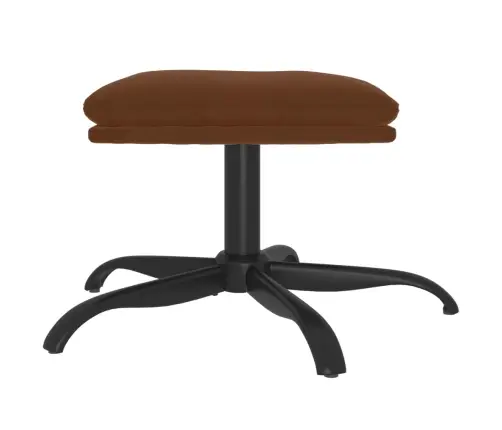 Kājsoliņš, 60X60X36 Cm, Brūns Mikrošķiedras Audums Vidaxl