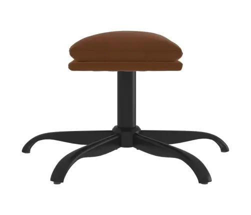 Kājsoliņš, 60X60X36 Cm, Brūns Mikrošķiedras Audums Vidaxl