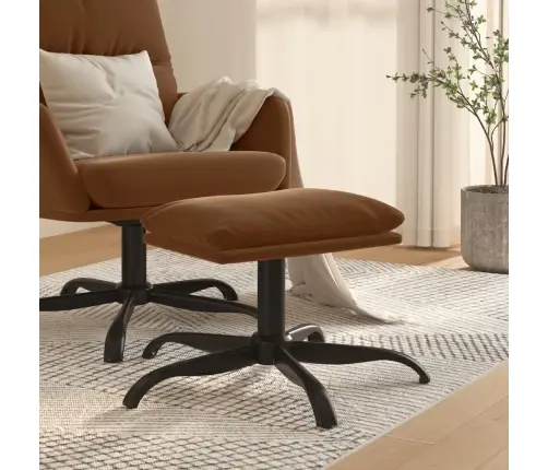 Kājsoliņš, 60X60X36 Cm, Brūns Mikrošķiedras Audums Vidaxl