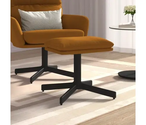 Kājsoliņš, 60X60X36 Cm, Brūns Samts Vidaxl