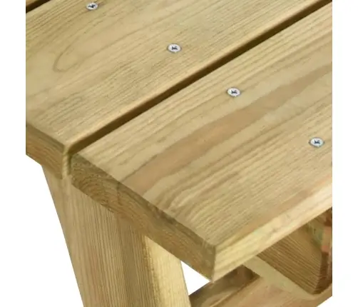 Dārza Galds, 220X74X75 Cm, Impregnēts Priedes Koks Vidaxl