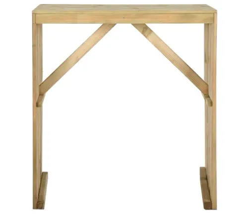 Baro Stalas, 100X60X110cm Impregnuota Pušies Mediena