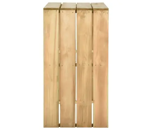 Baro Stalas, 100X60X110cm Impregnuota Pušies Mediena
