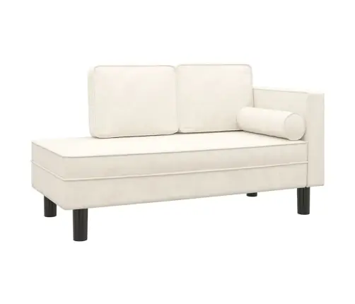 Kanapee Patjade Ja Polstriga, Kreemjas, Samet