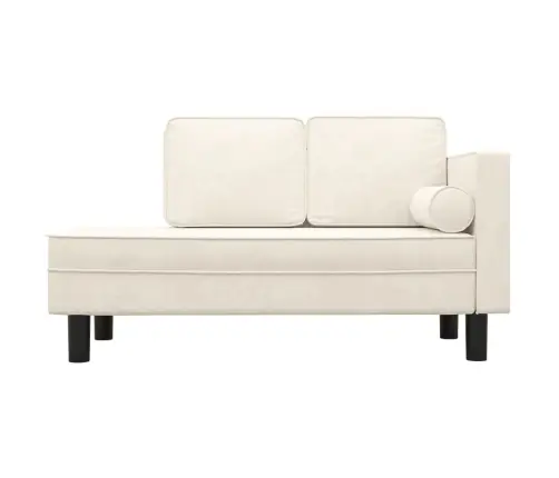 Kanapee Patjade Ja Polstriga, Kreemjas, Samet