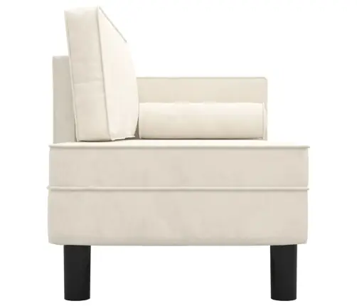 Kanapee Patjade Ja Polstriga, Kreemjas, Samet