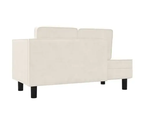 Kanapee Patjade Ja Polstriga, Kreemjas, Samet