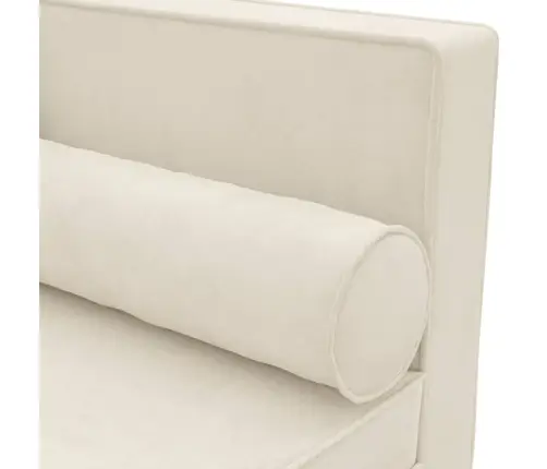 Kanapee Patjade Ja Polstriga, Kreemjas, Samet