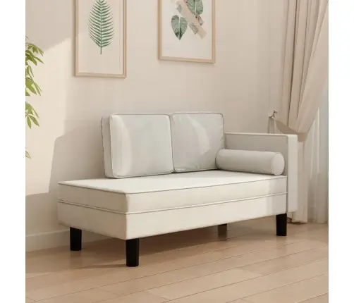 Kanapee Patjade Ja Polstriga, Kreemjas, Samet