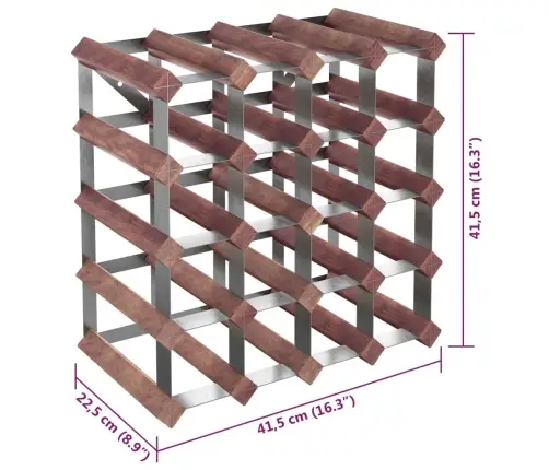 Veiniriiul 20 Pudelile, Pruun, Männipuit