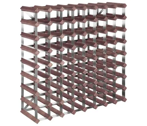 Vīna Pudeļu Plaukts 72 Pudelēm, Brūns Priedes Masīvkoks Vidaxl