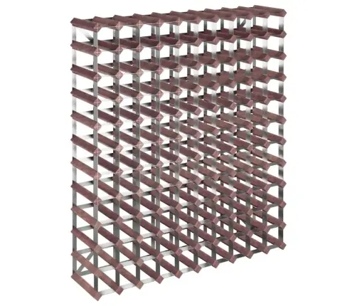 Vīna Pudeļu Plaukts 120 Pudelēm, Brūns Priedes Masīvkoks Vidaxl