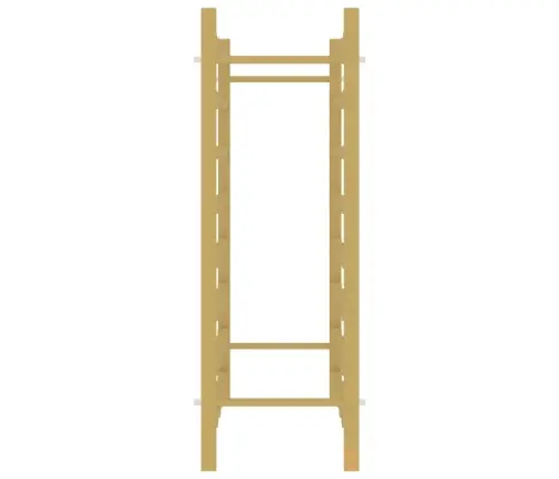 Vīna Pudeļu Plaukts, 48 Pudelēm, Zelta Krāsas Metāls Vidaxl