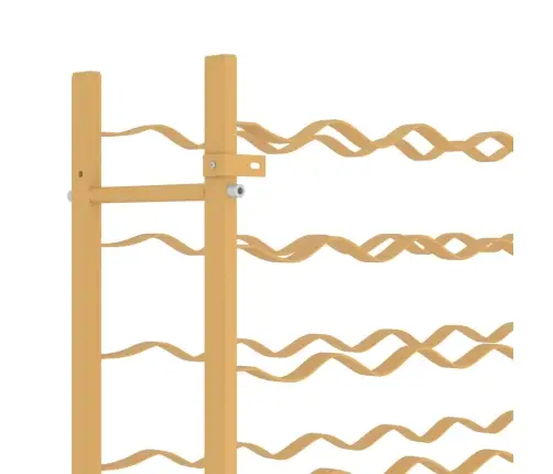 Vīna Pudeļu Plaukts, 96 Pudelēm, Zelta Krāsas Metāls Vidaxl