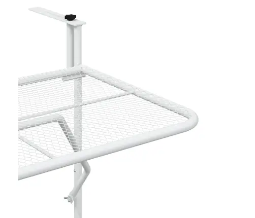 Rõdulaud, Valge, 60 X 40 cm Teras