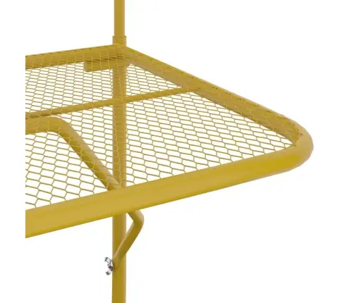 Balkona Galdiņš, Zelta Krāsā, 60X40 Cm, Tērauds Vidaxl