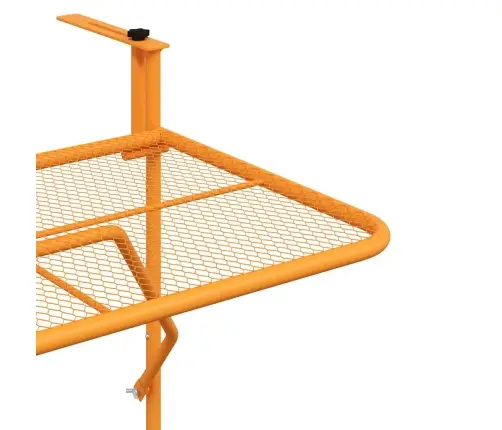 Balkona Galdiņš, Dzeltens, 60X40 Cm, Tērauds Vidaxl