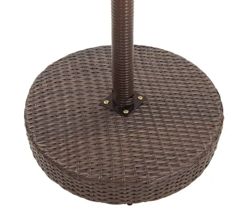 Sodo Komplektas Su Pagalvėlėmis, 3 Dalių, Rudas, Poliratanas