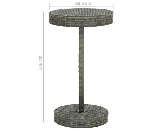 3-Osaline Aia Baarikomplekt Patjadega, Polürotang, Hall