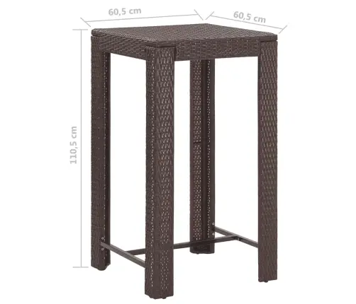 3-Daļīgs Dārza Mēbeļu Komplekts Ar Matračiem, Pe Rotangpalma Vidaxl