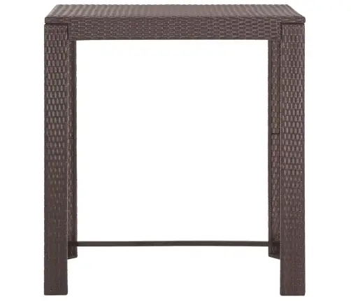 5-Daļīgs Dārza Mēbeļu Komplekts Ar Matračiem, Pe Rotangpalma Vidaxl