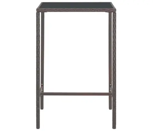 5-Daļīgs Dārza Mēbeļu Komplekts Ar Matračiem, Pe Rotangpalma Vidaxl