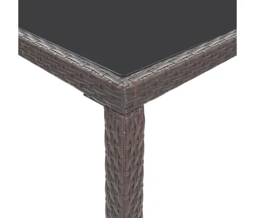 5-Daļīgs Dārza Mēbeļu Komplekts Ar Matračiem, Pe Rotangpalma Vidaxl