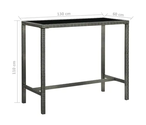 7-Osaline Aia Baarikomplekt Patjadega, Polürotang, Hall