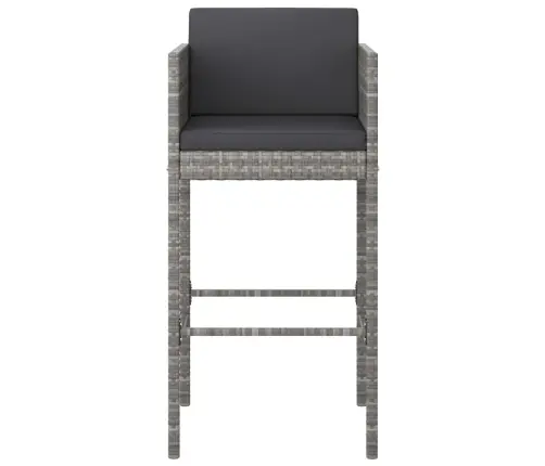 5-Daļīgs Dārza Mēbeļu Komplekts Ar Matračiem, Pe Rotangpalma Vidaxl