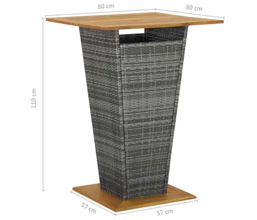 5-Daļīgs Dārza Mēbeļu Komplekts Ar Matračiem, Pe Rotangpalma Vidaxl