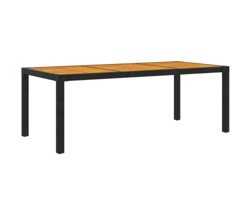 9-Daļīgs Dārza Mēbeļu Komplekts, Matrači, Melna Pe Rotangpalma Vidaxl