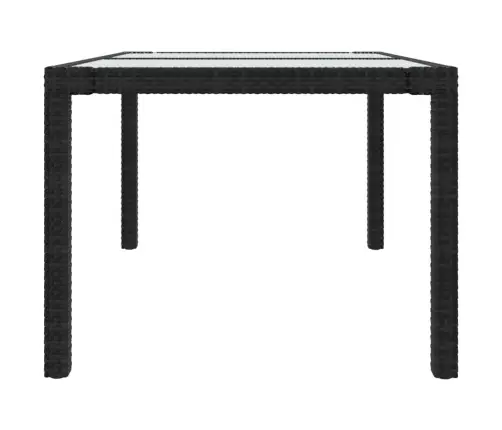 5-Osaline Aiamööblikomplekt Patjadega, Polürotang, Must