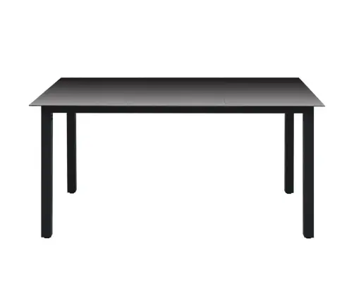 5-Osaline Aiamööblikomplekt Patjadega, Polürotang, Must