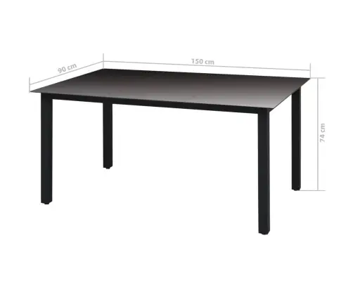 Sodo Valgomojo Komplektas Su Pagalvėlėmis, 7 Dalių, Poliratanas