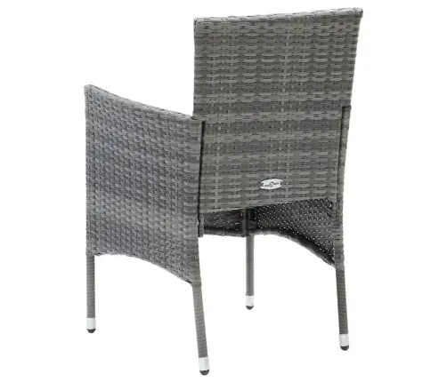 3-Daļīgs Dārza Mēbeļu Komplekts Ar Matračiem, Pe Rotangpalma Vidaxl