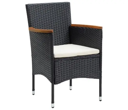 9-Daļīgs Dārza Mēbeļu Komplekts Ar Matračiem, Pe Rotangpalma Vidaxl