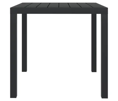 3-Daļīgs Dārza Mēbeļu Komplekts, Pe Rotangpalma, Melns Vidaxl