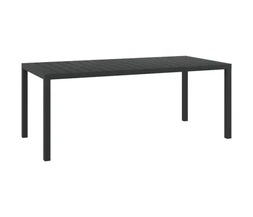 9-Osaline Aiamööbli Komplekt Patjadega, Must, Polürotang