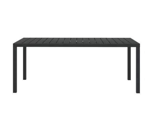 9-Daļīgs Dārza Mēbeļu Komplekts, Matrači, Melns, Pe Rotangpalma Vidaxl