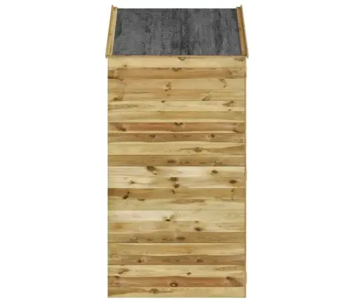 Sodo Pašiūrė Įrankiams Su Durimis, 107X107X220cm Pušis