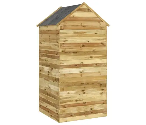 Sodo Pašiūrė Įrankiams Su Durimis, 107X107X220cm Pušis