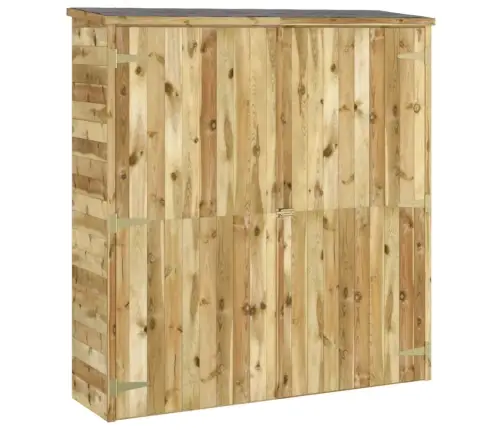 Dārza Instrumentu Šķūnis, 163X50X171 Cm, Priedes Masīvkoks Vidaxl