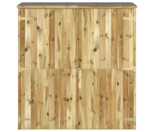 Dārza Instrumentu Šķūnis, 163X50X171 Cm, Priedes Masīvkoks Vidaxl