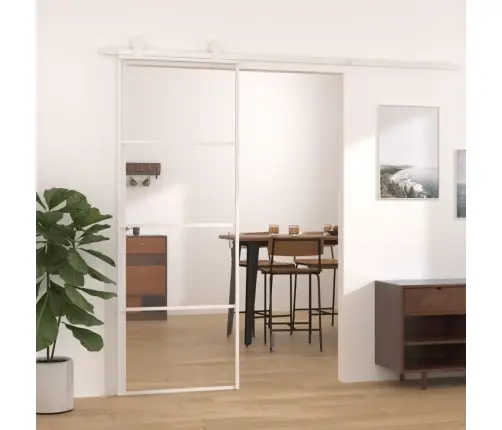 Liuguks, Esg-Klaas Ja Alumiinium, 76 X 205 cm Valge