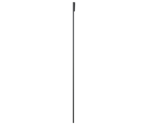 Lükanduks Must 76X205 Cm Esg Klaas Ja Alumiinium
