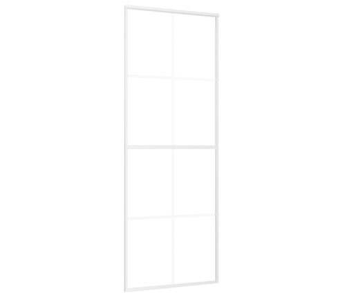 Stumdomos Durys, Baltos, 76X205cm Esg Stiklas Ir Aliuminis