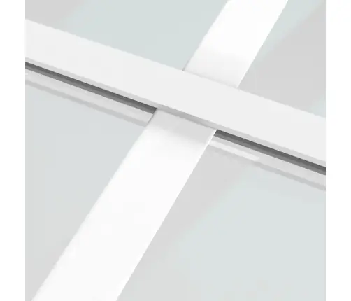 Stumdomos Durys, Baltos, 90X205cm Esg Stiklas Ir Aliuminis